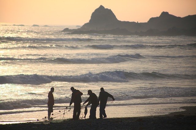 Free download Ocean Sea Fishermen -  free photo or picture to be edited with GIMP online image editor