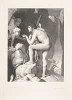 Free download Oedipus and the Sphinx, after Ingres free photo or picture to be edited with GIMP online image editor