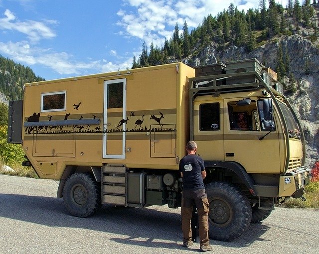 Free download Offroad Camping Vehicle Camper -  free photo or picture to be edited with GIMP online image editor