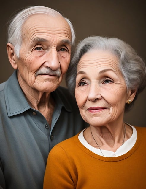 Free download old couple character portrait woman free picture to be edited with GIMP free online image editor