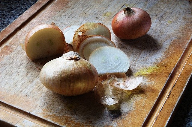 Free download Onions Cut Vegetable -  free photo or picture to be edited with GIMP online image editor