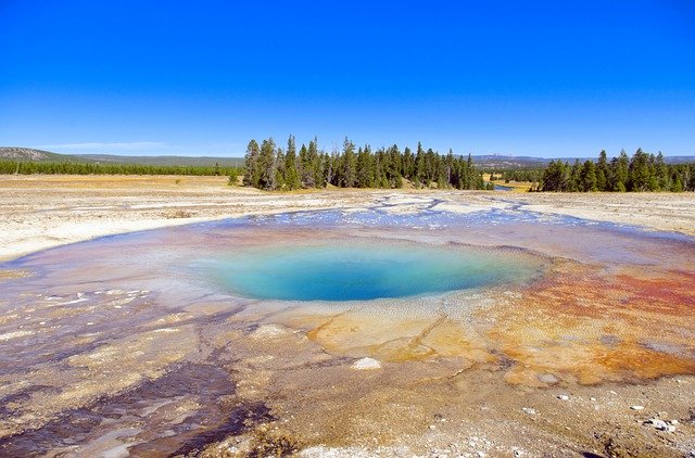 Free download Opal Pool At Midway Geyser Basin -  free photo or picture to be edited with GIMP online image editor