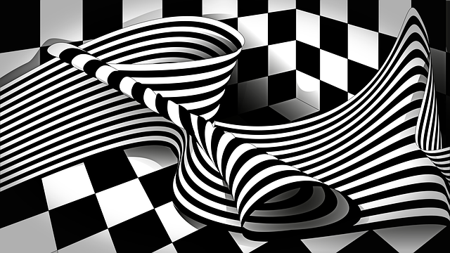Free download Op Art Black White -  free illustration to be edited with GIMP free online image editor