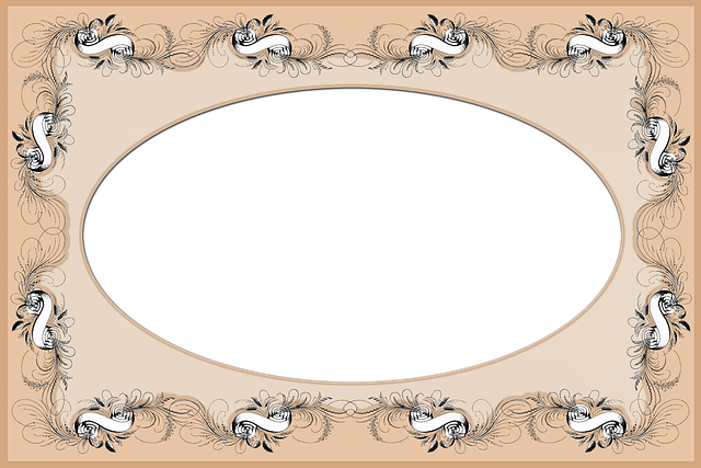 Free download Ornate Ribbon Frame -  free illustration to be edited with GIMP free online image editor