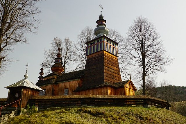 Free download Orthodox Church Beskid Niski -  free photo or picture to be edited with GIMP online image editor