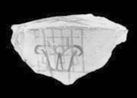 Free download Ostracon with liliform capital free photo or picture to be edited with GIMP online image editor