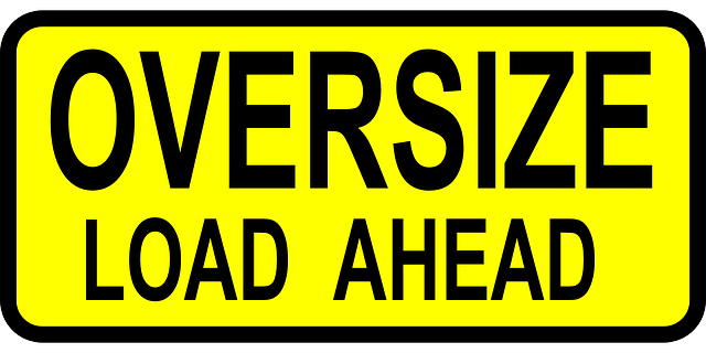 Free download Oversize Load Ahead - Free vector graphic on Pixabay free illustration to be edited with GIMP free online image editor