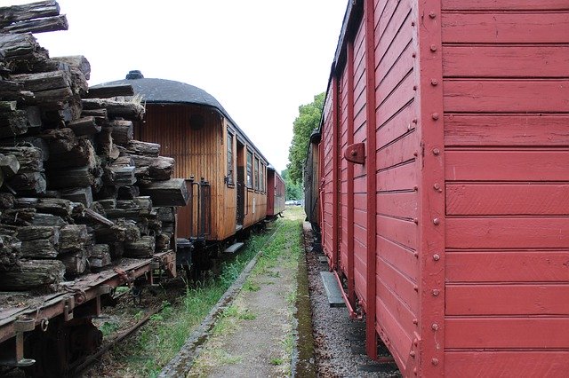 Free download Package Siding Railway -  free photo or picture to be edited with GIMP online image editor