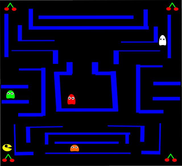 Free download Pacman Pac-Man Computer Game - Free vector graphic on Pixabay free illustration to be edited with GIMP free online image editor