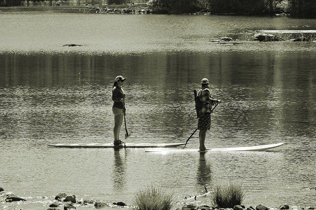 Free download Paddleboards On String Lake -  free photo or picture to be edited with GIMP online image editor