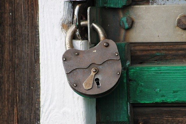 Free download Padlock Hinged Old -  free photo or picture to be edited with GIMP online image editor