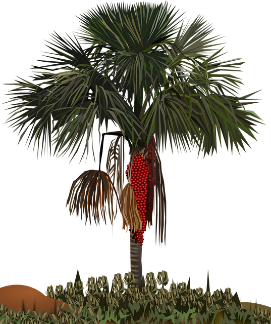 Free download Palm Tree Miritizeiro Bush - Free vector graphic on Pixabay free illustration to be edited with GIMP free online image editor