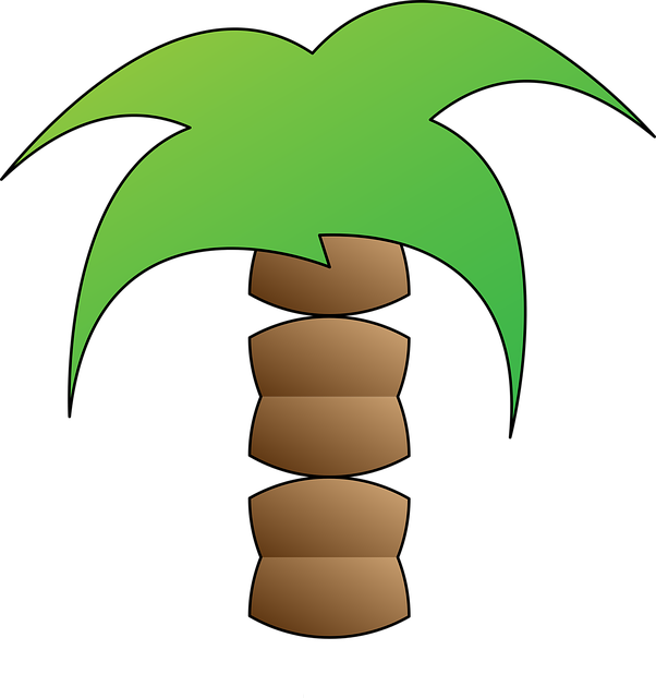 Free download Palm Vacations Sea - Free vector graphic on Pixabay free illustration to be edited with GIMP free online image editor