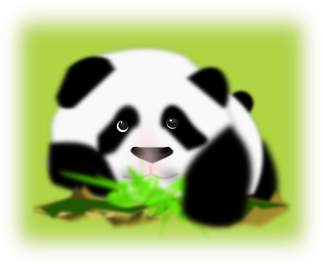 Free download Panda Bear Back - Free vector graphic on Pixabay free illustration to be edited with GIMP free online image editor