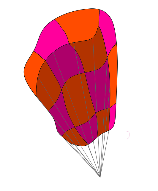 Free download Parachute Skydiving Airplane -  free illustration to be edited with GIMP free online image editor