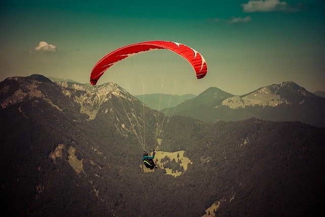 Free download paraglider parachute sports freedom free picture to be edited with GIMP free online image editor