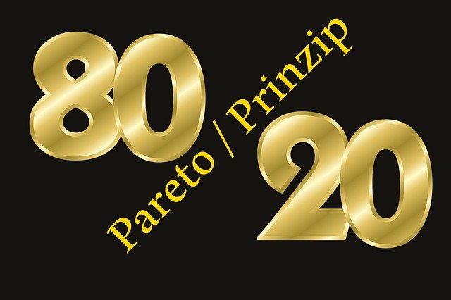 Free download Pareto Principle 80 20 Rule -  free illustration to be edited with GIMP free online image editor