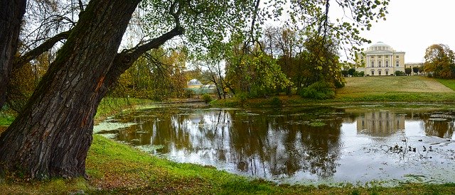 Free download Park Autumn Pond -  free photo or picture to be edited with GIMP online image editor