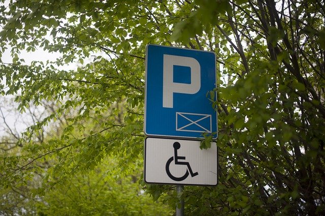 Free download Parking Disabled Disability -  free photo or picture to be edited with GIMP online image editor