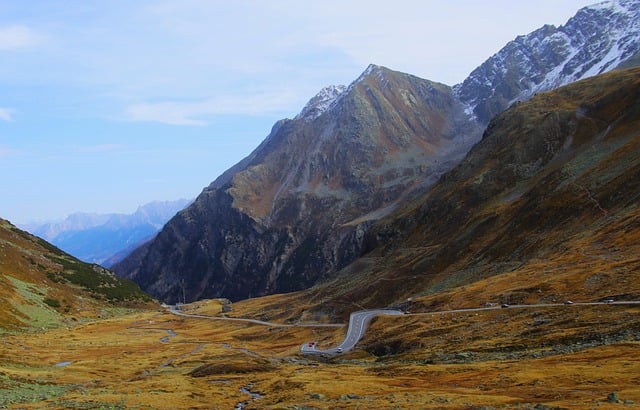 Free download pass mountains julierpass highway free picture to be edited with GIMP free online image editor