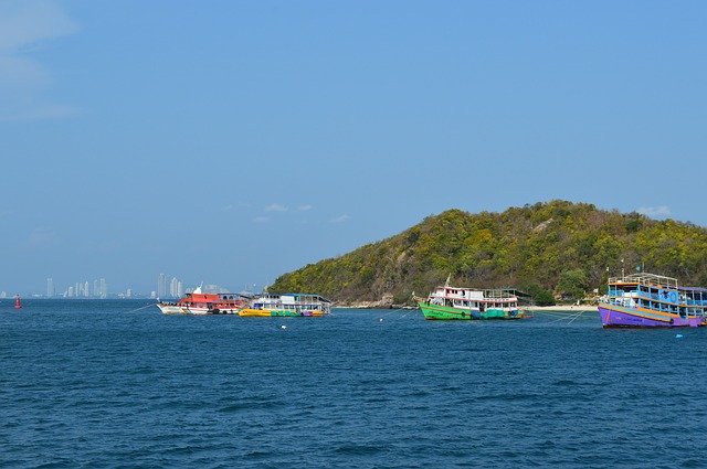 Free download Pattaya Bay Pier -  free photo or picture to be edited with GIMP online image editor