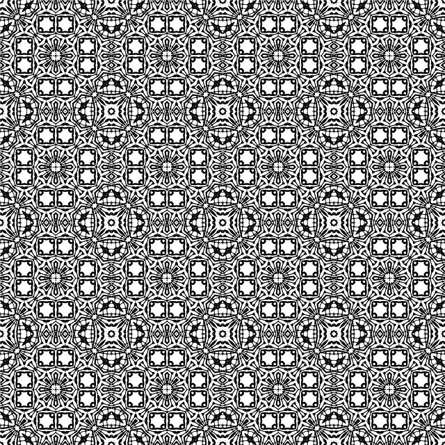 Free download Pattern Black White -  free illustration to be edited with GIMP free online image editor