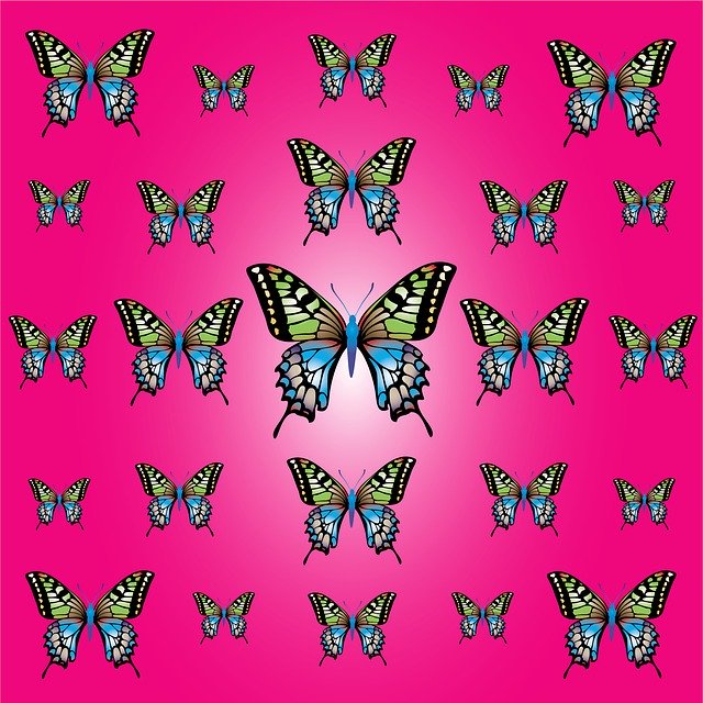 Free download Pattern Butterflies Texture -  free illustration to be edited with GIMP free online image editor