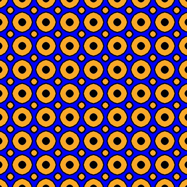 Free download Pattern Circle Seamless -  free illustration to be edited with GIMP free online image editor