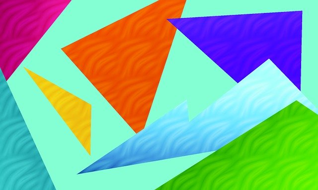 Free download Pattern Colorful Triangle -  free illustration to be edited with GIMP free online image editor