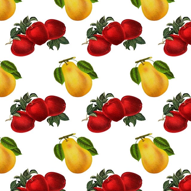 Free download Pattern Fruit Vintage -  free illustration to be edited with GIMP free online image editor