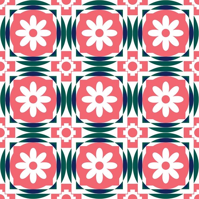 Free download Pattern Geometric Flower -  free illustration to be edited with GIMP free online image editor