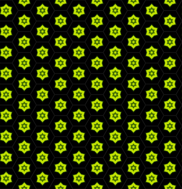 Free download Pattern Hexagons Green -  free illustration to be edited with GIMP free online image editor