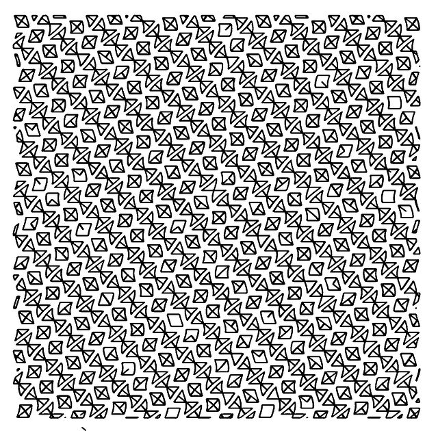 Free download Pattern Triangles Black And White -  free illustration to be edited with GIMP free online image editor