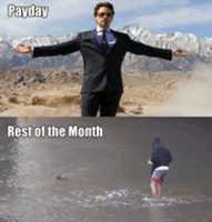 Free download Payday Vs Rest Of The Month free photo or picture to be edited with GIMP online image editor