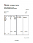 Free download PaySlip Template by WordXerox DOC, XLS or PPT template free to be edited with LibreOffice online or OpenOffice Desktop online