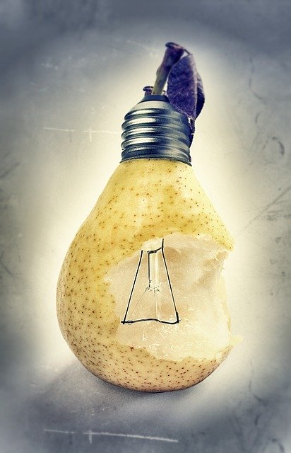 Free download Pear Electric Current -  free illustration to be edited with GIMP free online image editor