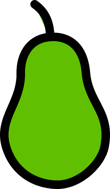 Free download Pear Green Fruit - Free vector graphic on Pixabay free illustration to be edited with GIMP free online image editor