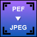 PEF to JPEG Converter  screen for extension Chrome web store in OffiDocs Chromium