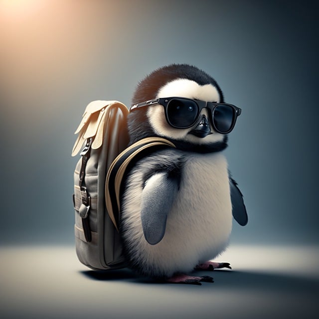 Free download penguin glasses baby animal free picture to be edited with GIMP free online image editor