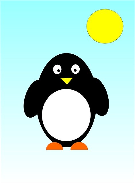 Free download Penguin Winter Applique -  free illustration to be edited with GIMP free online image editor