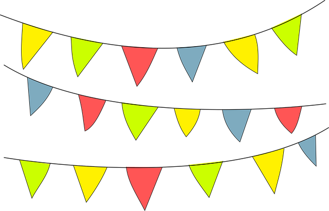 Free download Pennant Party Ornament - Free vector graphic on Pixabay free illustration to be edited with GIMP free online image editor