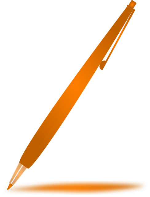 Free download Pen Pencil Orange - Free vector graphic on Pixabay free illustration to be edited with GIMP free online image editor