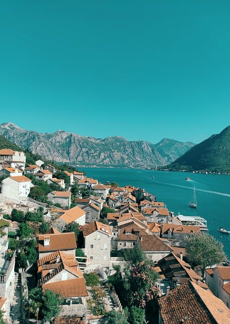 Free download perast town island ocean free picture to be edited with GIMP free online image editor