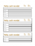 Free download Petty cash template DOC, XLS or PPT template free to be edited with LibreOffice online or OpenOffice Desktop online