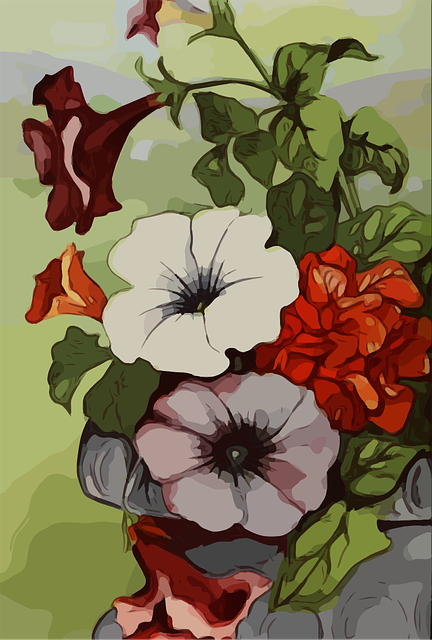 Free download Petunias Nature Summer - Free vector graphic on Pixabay free illustration to be edited with GIMP free online image editor