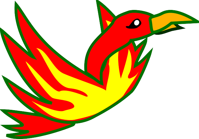 Free download Phoenix Bird Of Fire Mythical - Free vector graphic on Pixabay free illustration to be edited with GIMP free online image editor