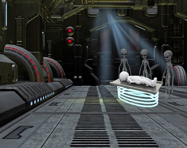 Free download Photomontage Alien Kidnapping -  free illustration to be edited with GIMP free online image editor