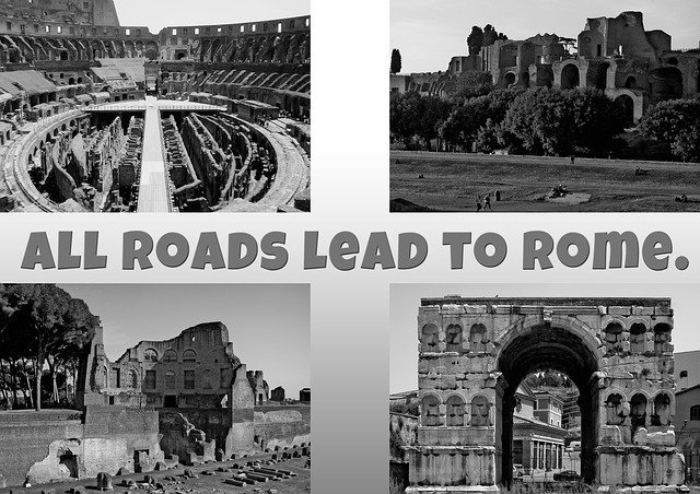 Free download Phrase Saying All Roads Lead To -  free illustration to be edited with GIMP free online image editor