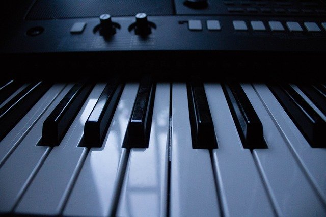 Free download Piano Frontal Keys -  free photo or picture to be edited with GIMP online image editor