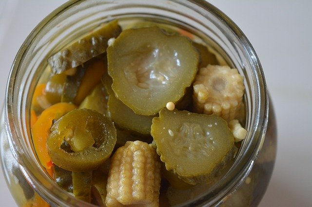 Free download Pickle Corn Jar -  free photo or picture to be edited with GIMP online image editor